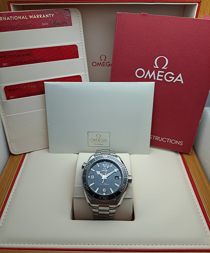 Omega Seamaster Planet Ocean Master Chronometer Wristwatch Ref. 215.30.44.21.01.001